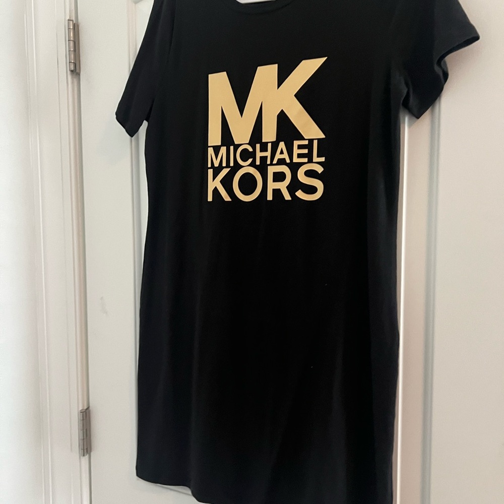 Michael Kors Black T-Shirt Dress
